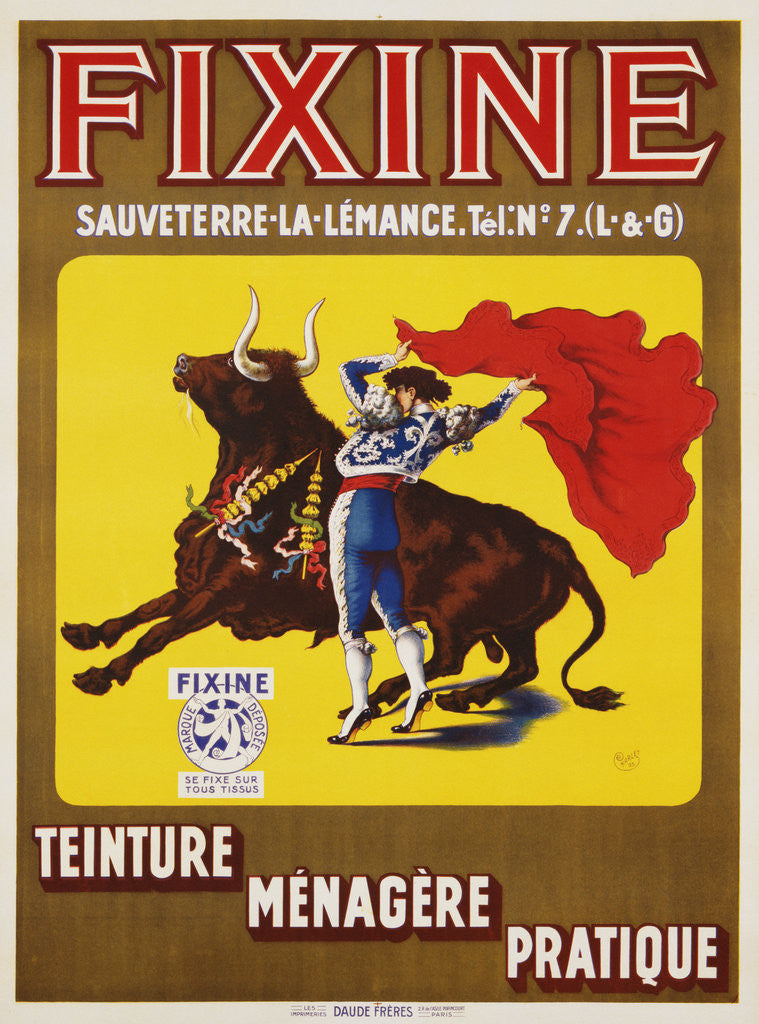 Detail of Fixine Poster by Charlet