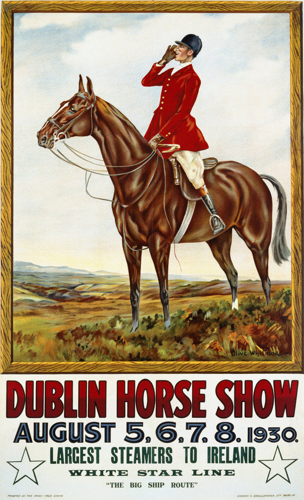 Detail of Dublin Horse Show Poster by Olive Whitmore