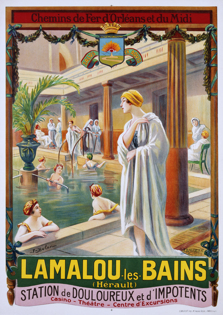 Detail of Lamalou les Bains by Jose Belon