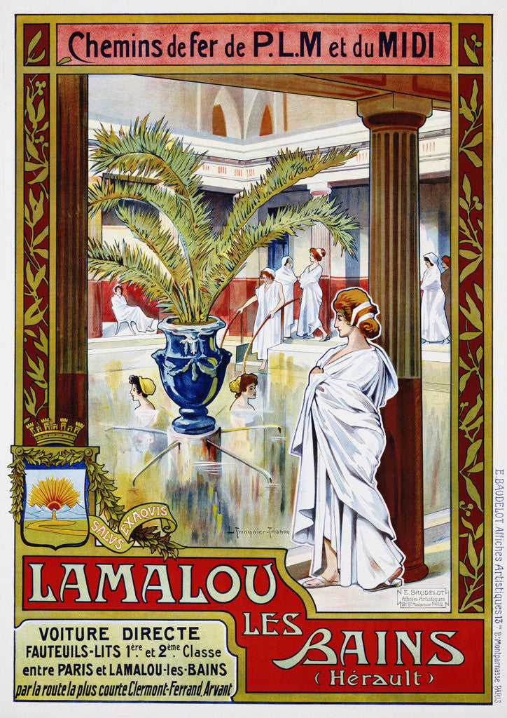 Detail of Lamalou les Bains by A. Trinquier-Trianon