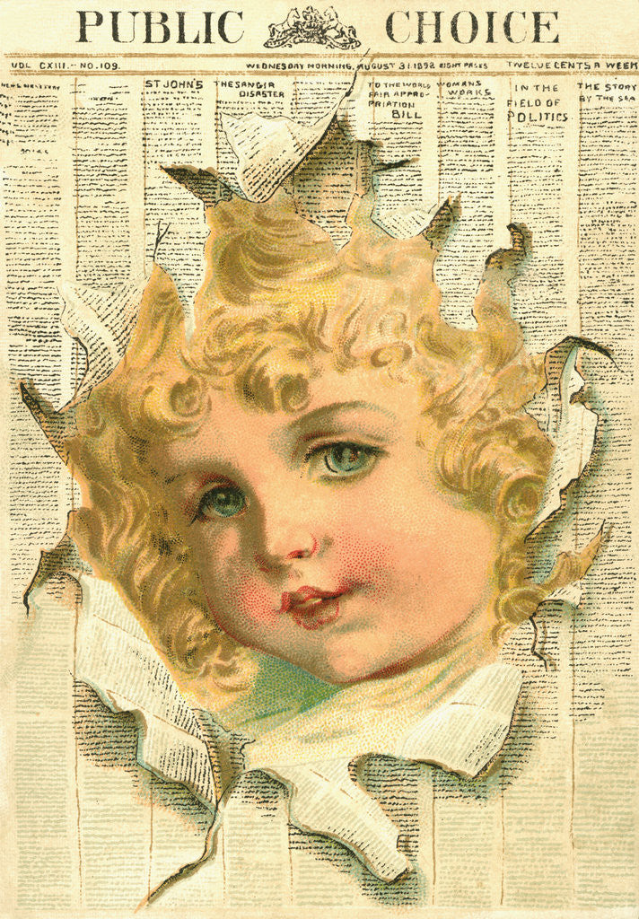 Detail of Public Choice Victorian Trading Card by Anonymous