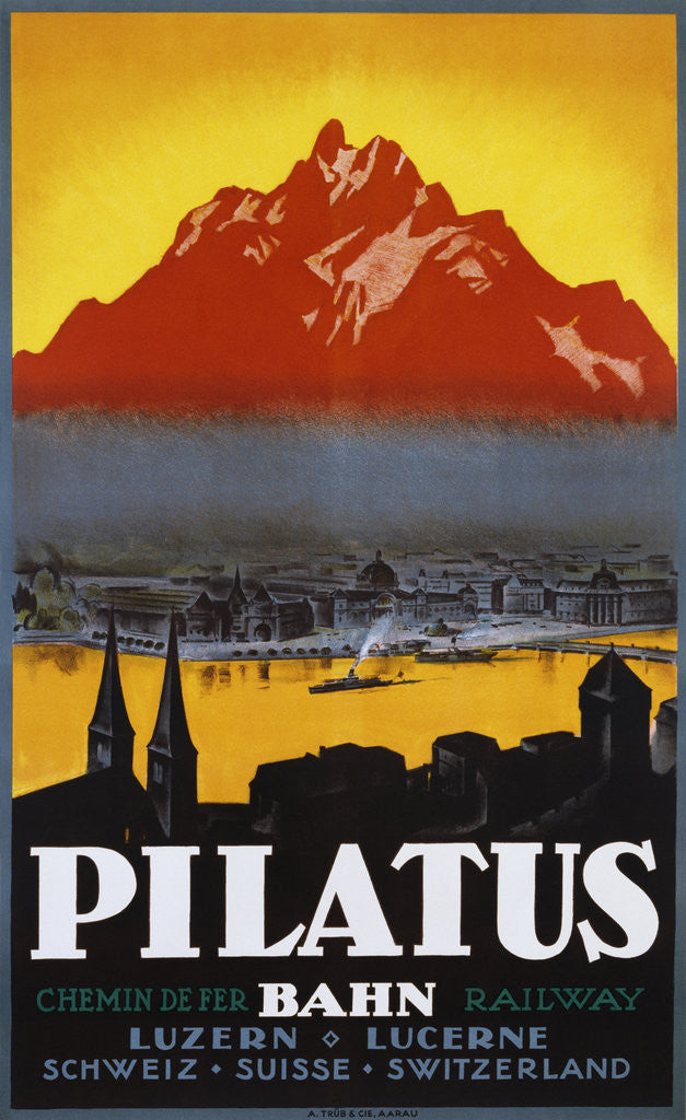 Detail of Pilatus Poster by Anonymous
