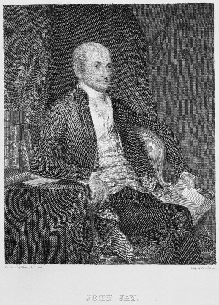 Detail of John Jay by Asher Brown Durand