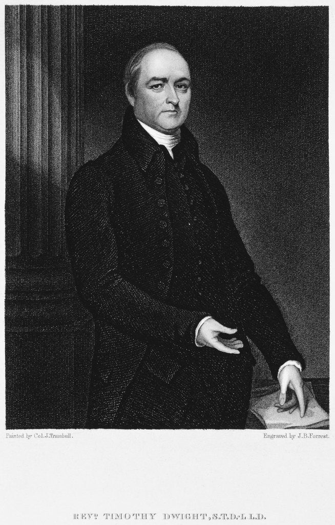 Detail of Reverend Timothy Dwight by John B. Forrest
