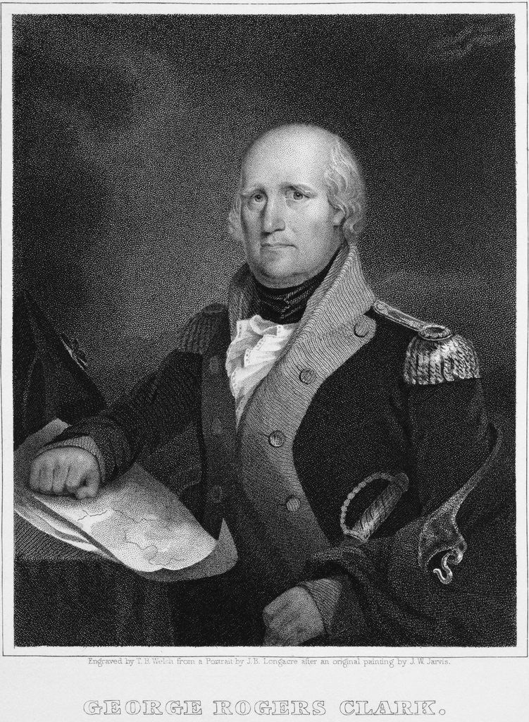 Detail of George Rogers Clark by Thomas B. Welch