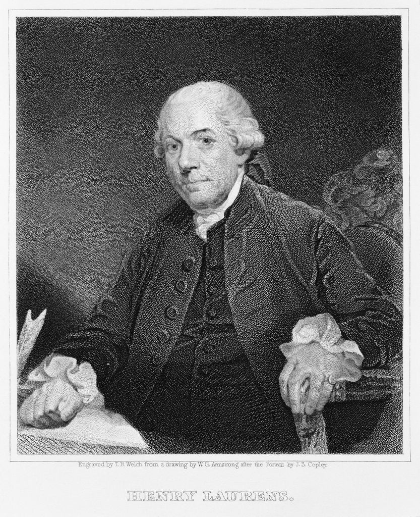 Detail of Henry Laurens by Thomas B. Welch