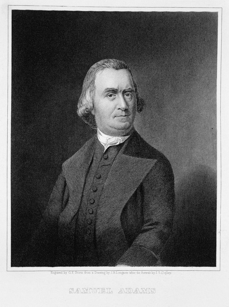 Detail of Samuel Adams by G.F. Storm