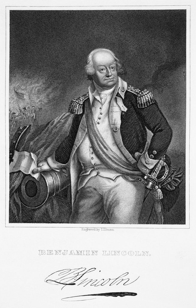 Detail of Benjamin Lincoln by Thomas Illman
