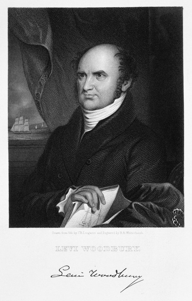 Detail of Levi Woodbury by Robert E. Whitechurch