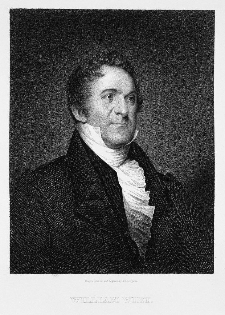 Detail of William Wirt by James Barton Longacre