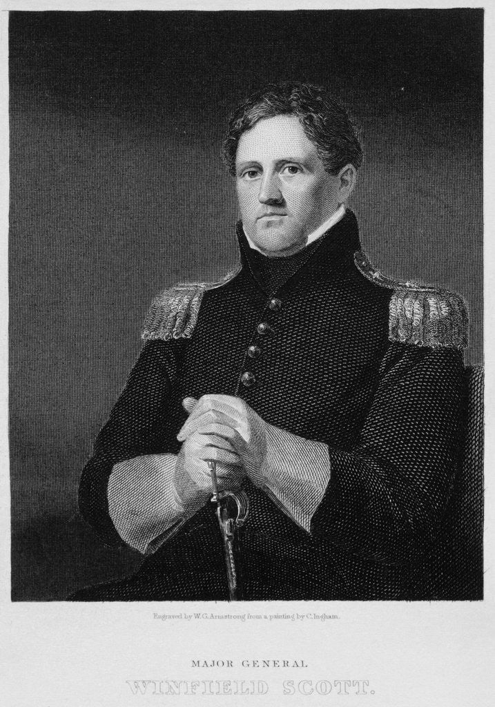 Detail of Major General Winfield Scott by Charles Armstrong