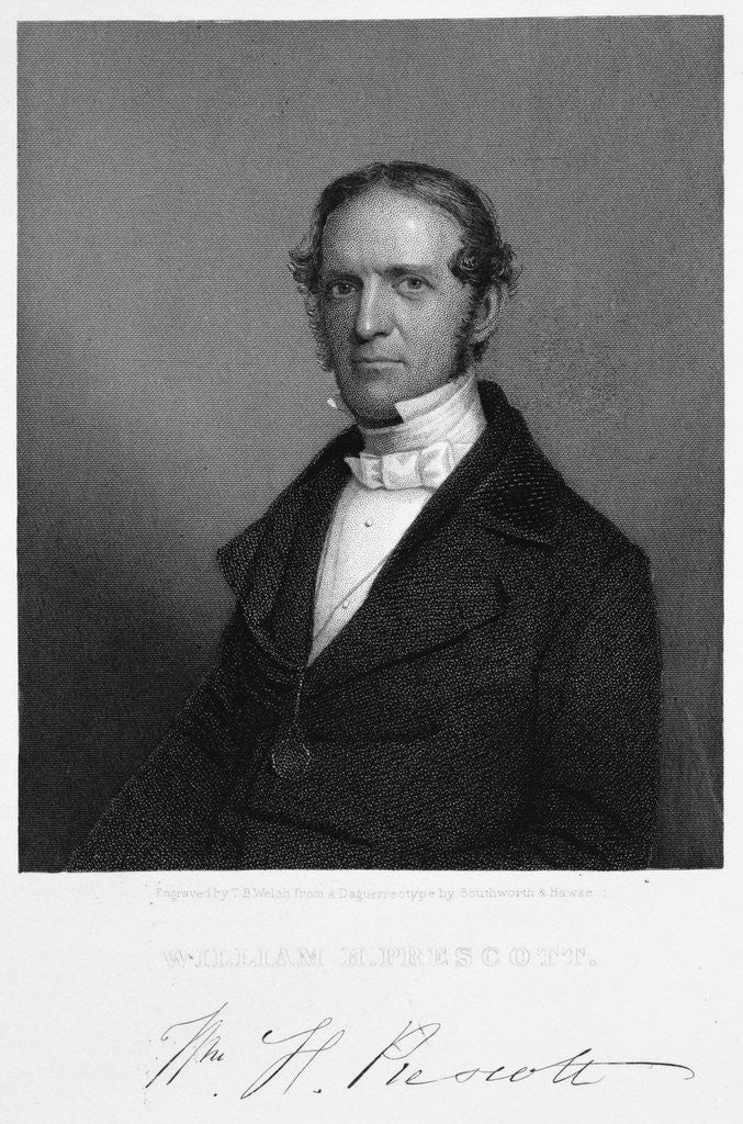 Detail of William H. Prescott by Thomas B. Welch