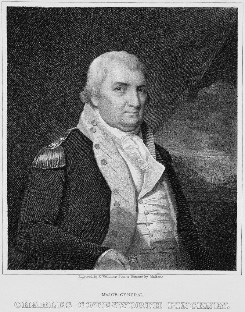 Detail of Major General Charles Pinckney by Edward Wellmore
