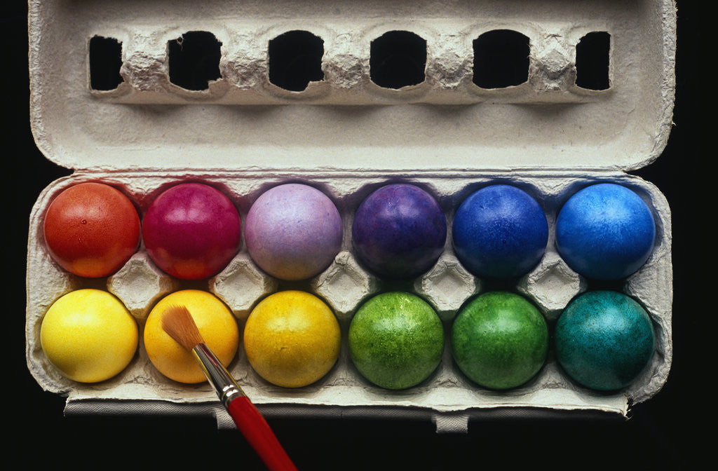Detail of Painted Easter Eggs by Anonymous