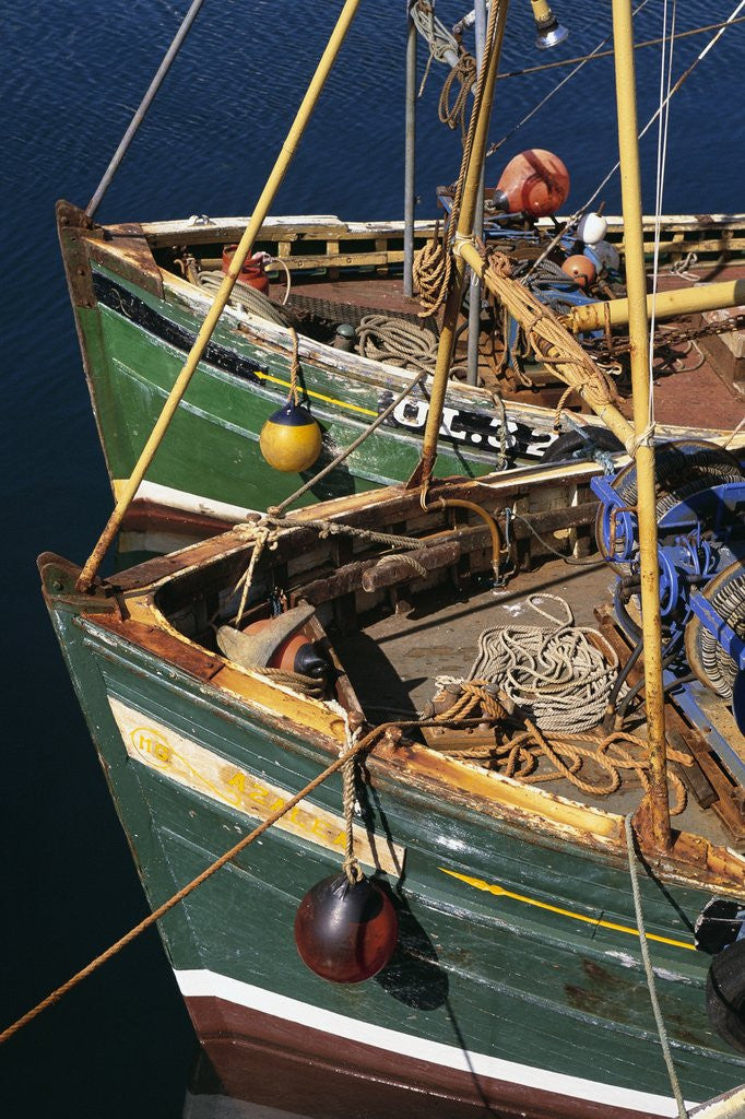 Detail of Fishing Boat Prows by Anonymous