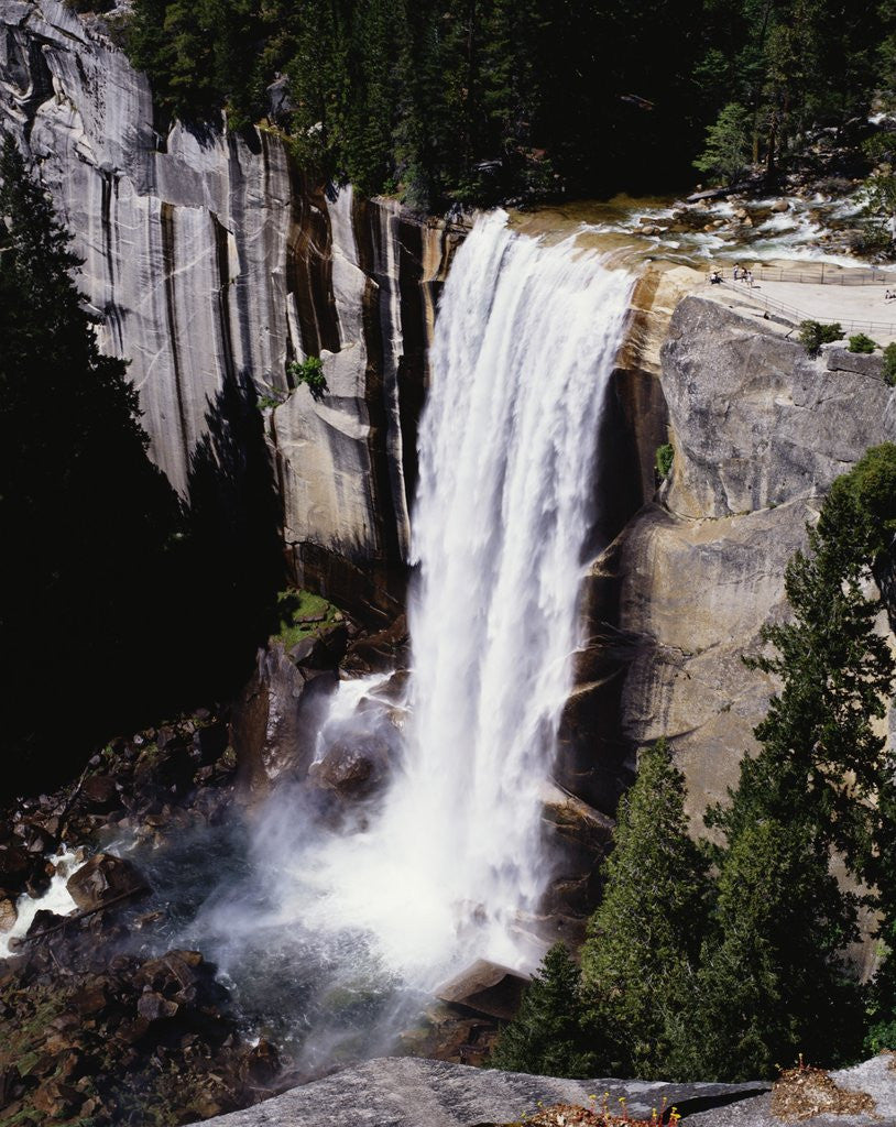 Detail of View from the Top of Vernal Falls by Corbis