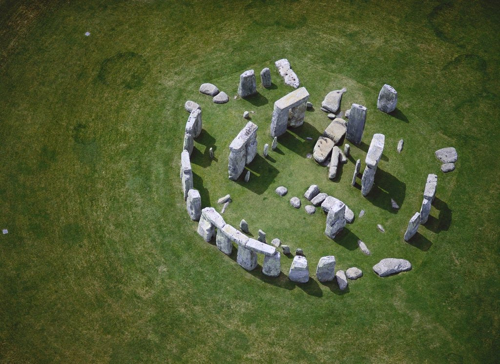 Detail of Aerial View of Stonehenge by Anonymous
