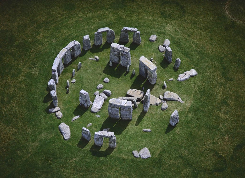 Detail of Aerial View of Stonehenge by Corbis