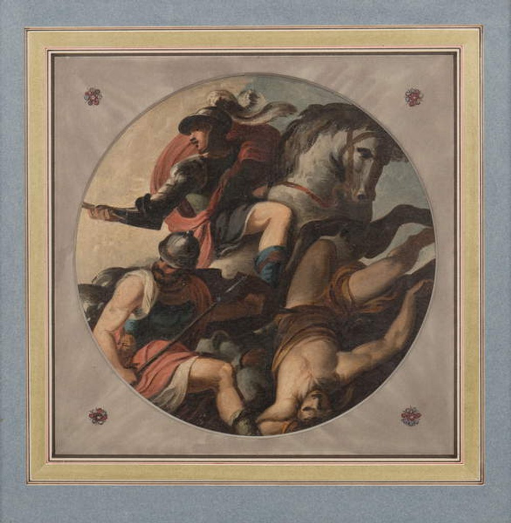Detail of Ceiling roundel by Samuel Woodforde