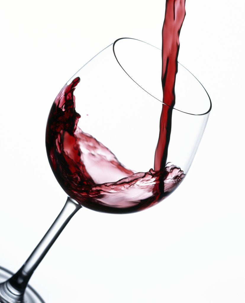 Detail of Pouring Red Wine into Wine Glass by Anonymous