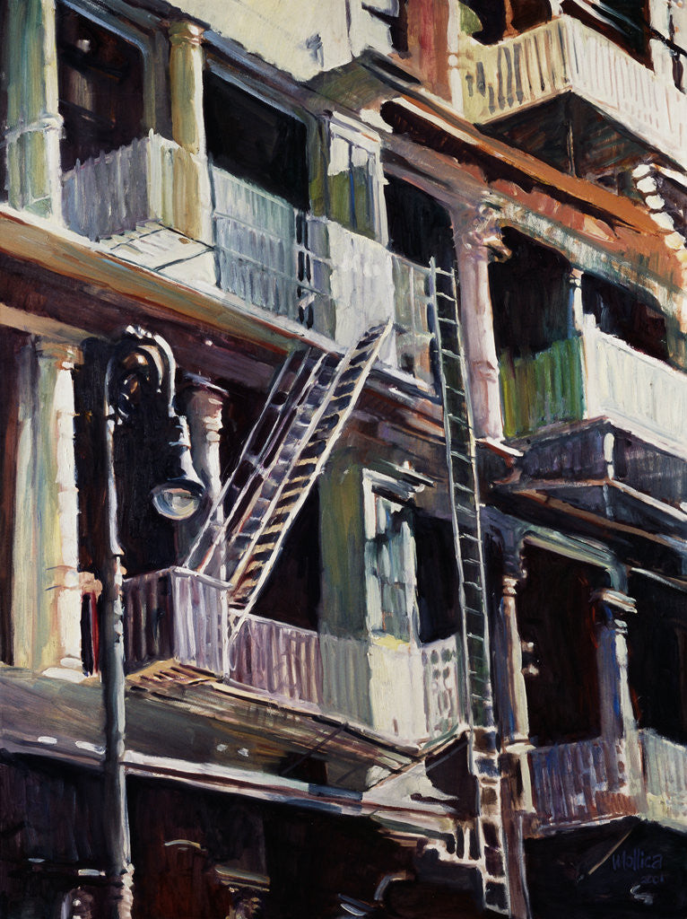 Detail of Soho Fire Escapes by Patti Mollica