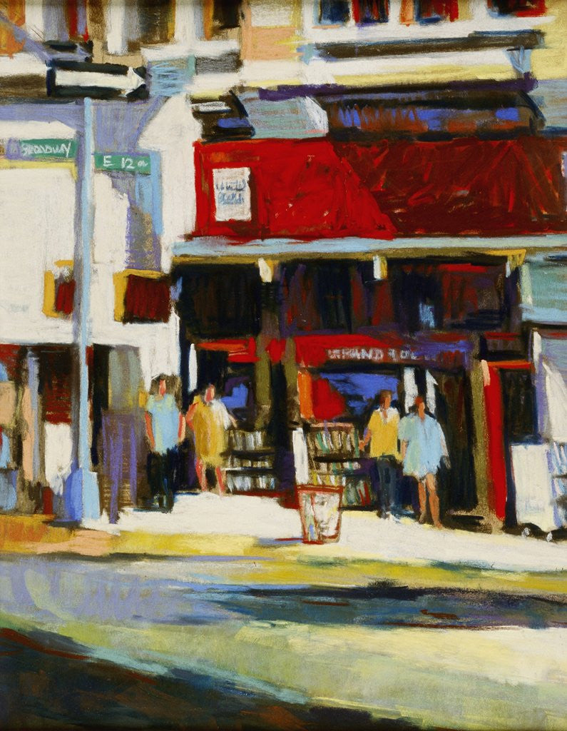 Detail of Union Square Bookstore by Patti Mollica