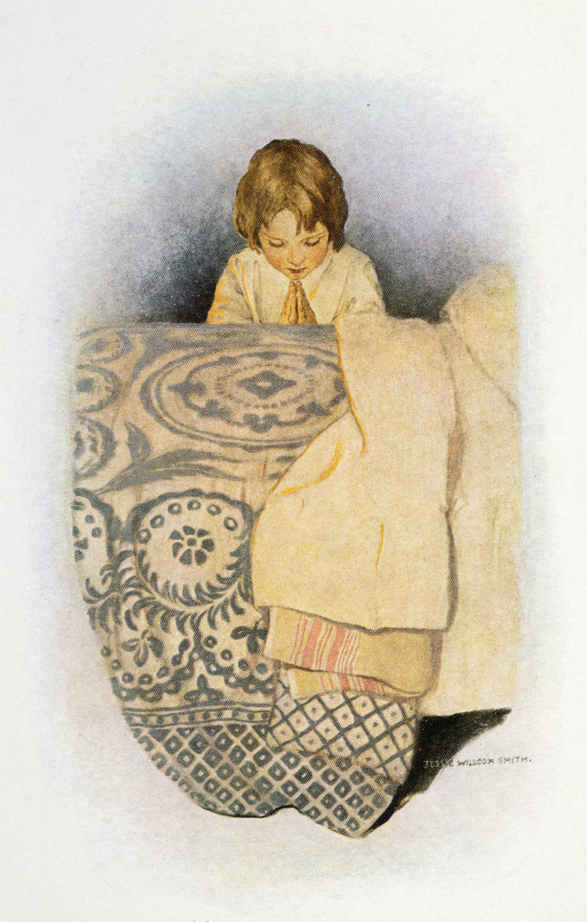 Detail of Dream Blocks by Jessie Willcox Smith