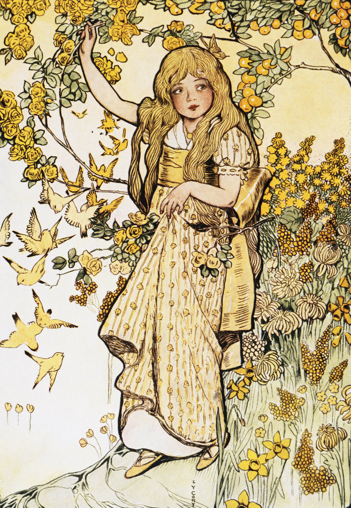 Detail of Jackieboy in Rainbowland by Fanny Cory