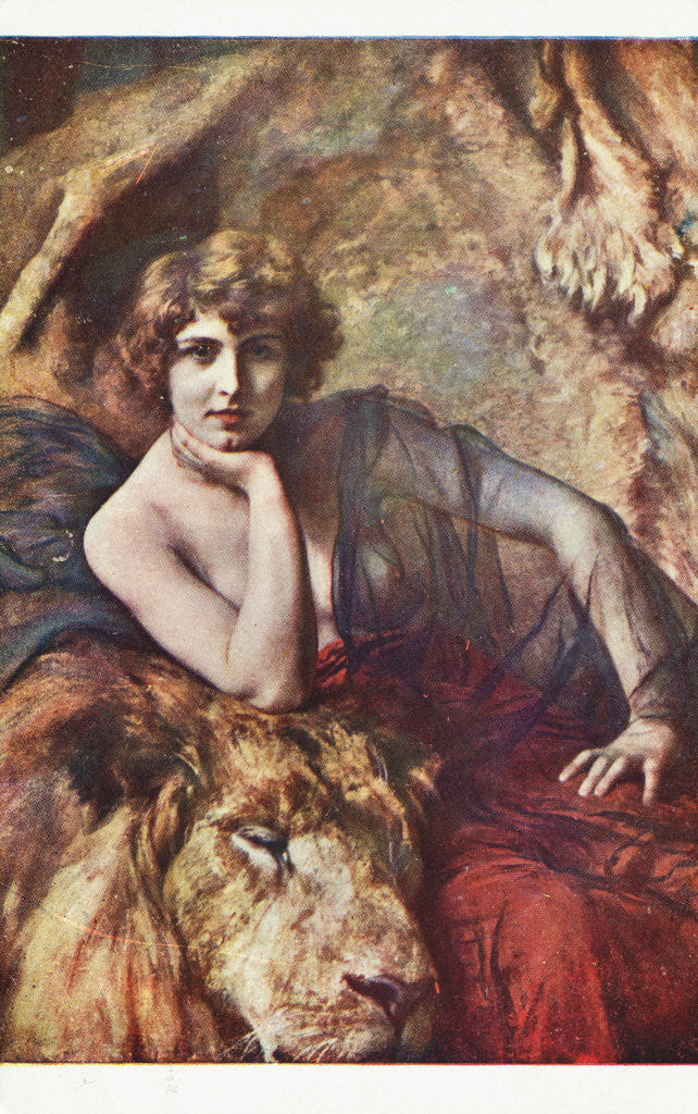 Detail of Lioness by Emile Friant