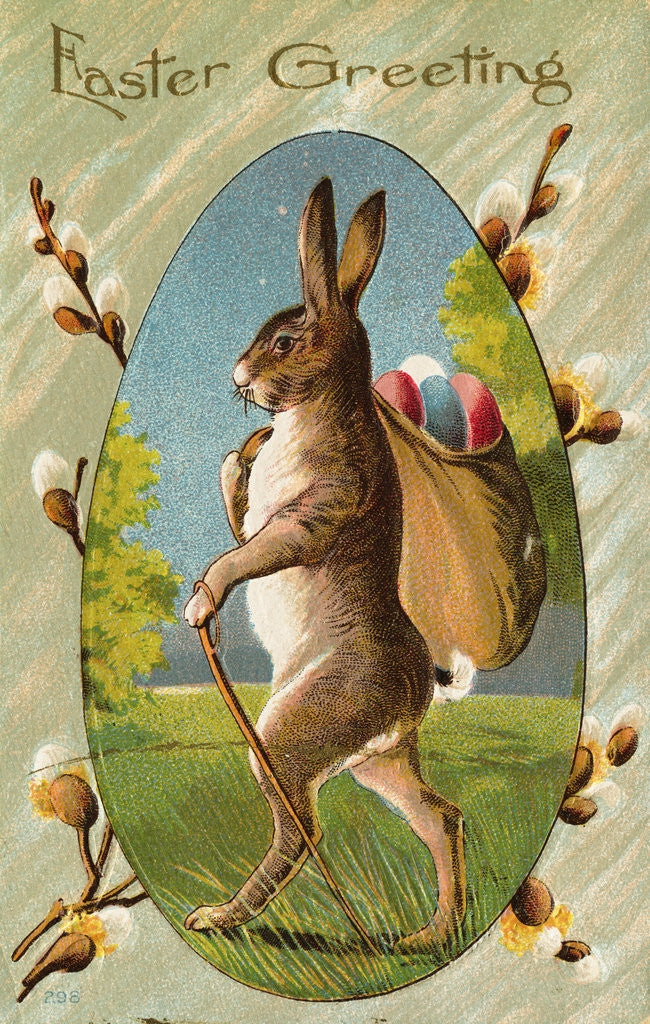 Detail of Easter Greeting Postcard by Anonymous