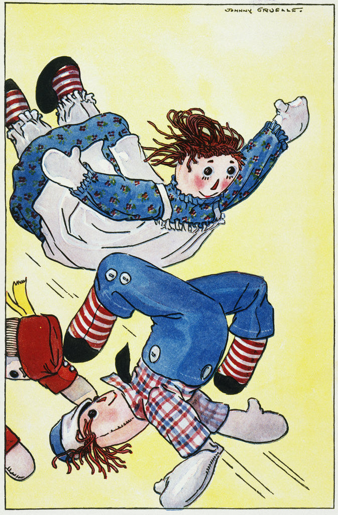 Detail of Book Illustration from Raggedy Andy Stories by Johnny Gruelle