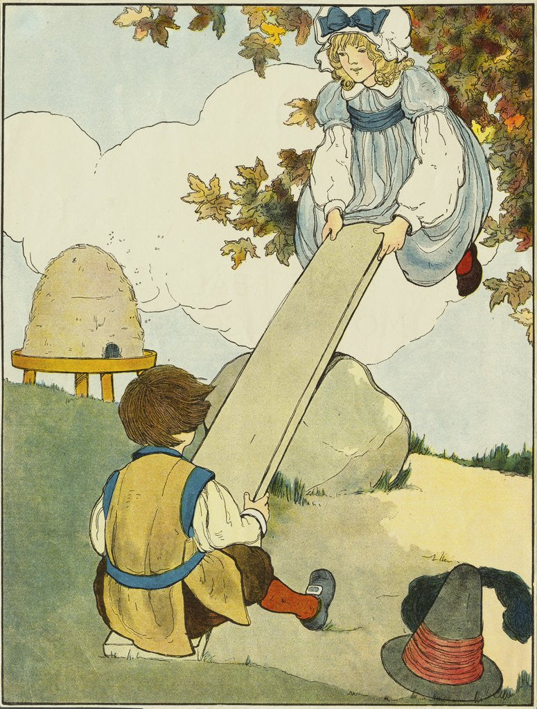 Detail of See-Saw by Blanche Fisher Wright