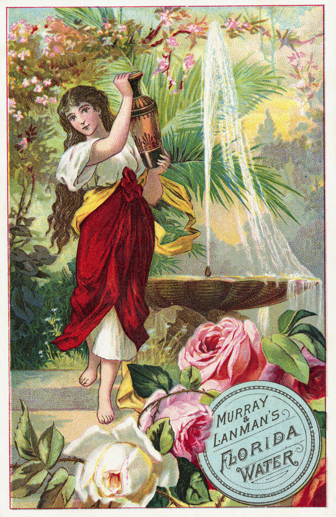 Detail of Murray and Lanman's Florida Water Trade Card by Anonymous