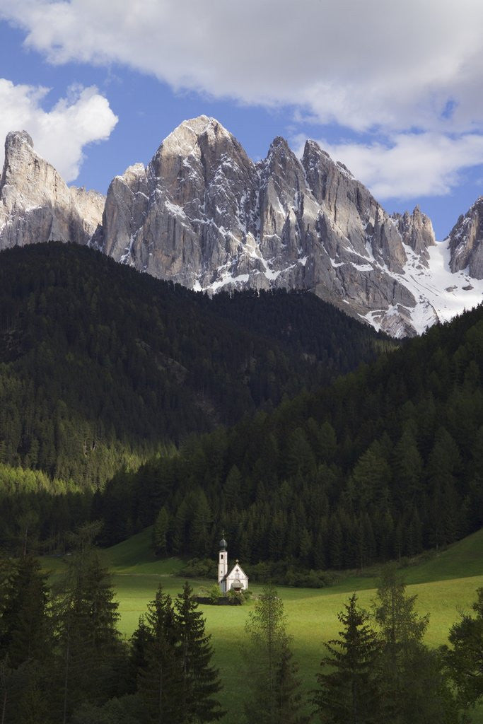 Detail of St. Giovanni Church in Val di Funes by Anonymous
