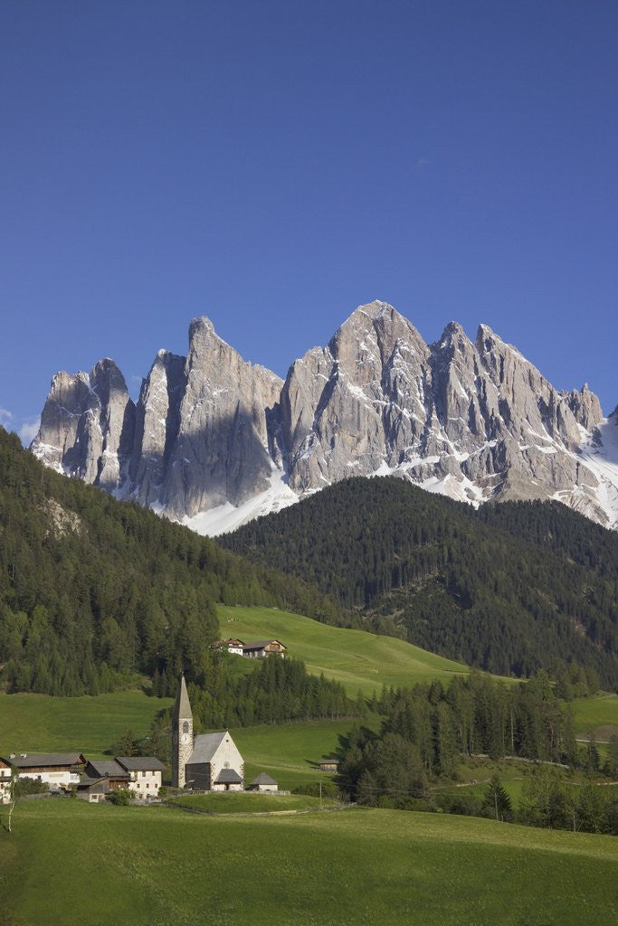 Detail of St. Maddalena Church in Val di Funes by Anonymous