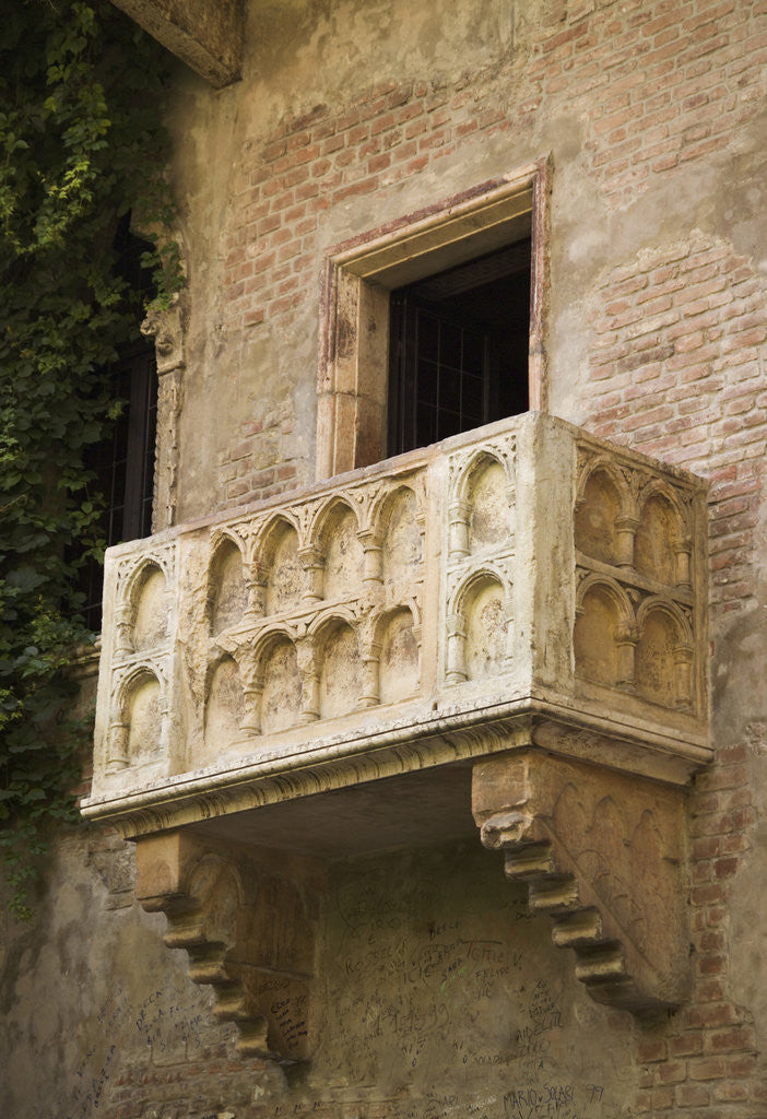 Detail of Juliet's Balcony by Corbis