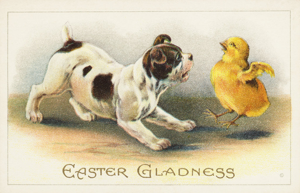 Detail of Easter Gladness Postcard by Anonymous