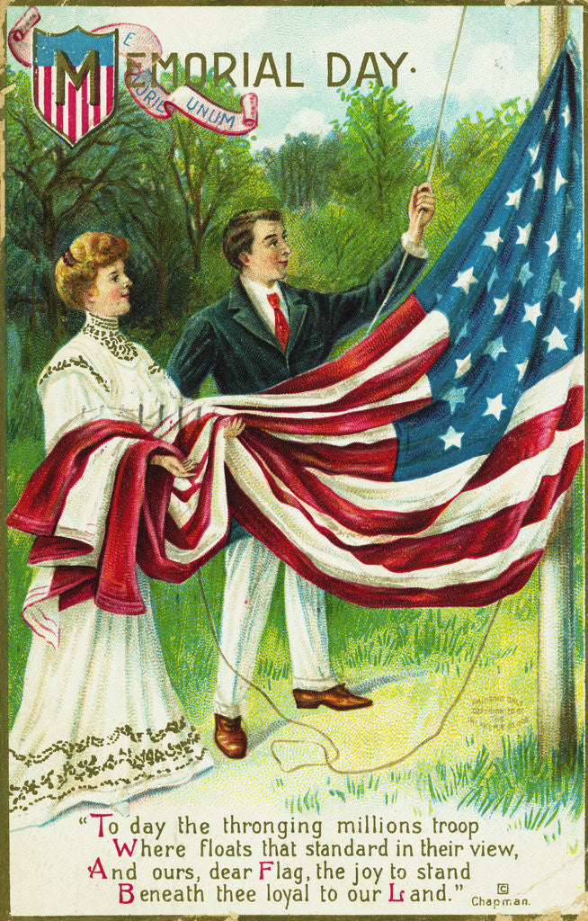 Detail of Memorial Day Postcard by Anonymous