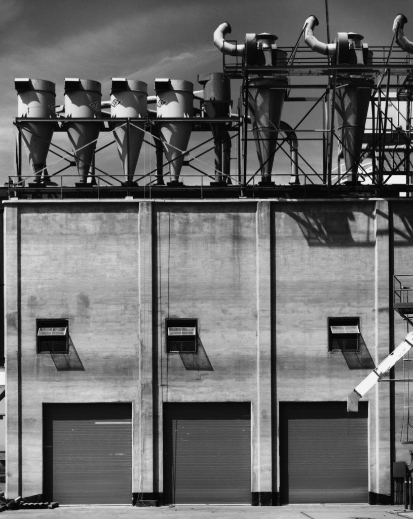 Detail of Depue Warehouse #6, Dustbin Salute by Gordon Osmundson