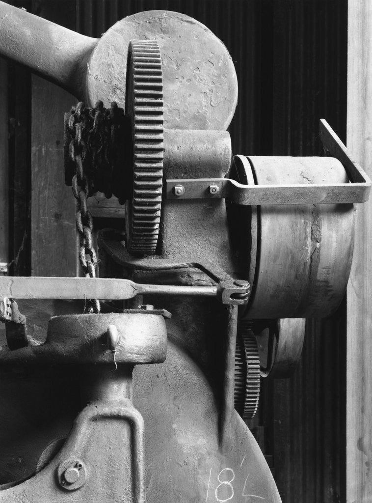 Detail of Wheel Boring Machine #2 by Gordon Osmundson