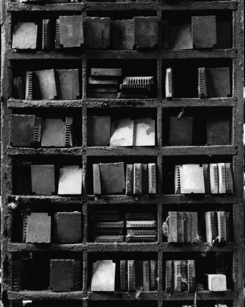Detail of Die Library by Gordon Osmundson