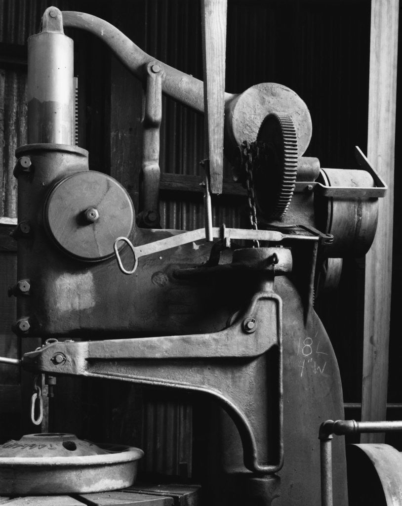 Detail of Wheel Boring Machine #5 by Gordon Osmundson