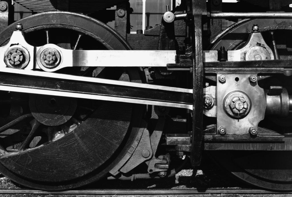 Detail of Rods & Crosshead, NN #93 from the Nevada Northern Series by Gordon Osmundson
