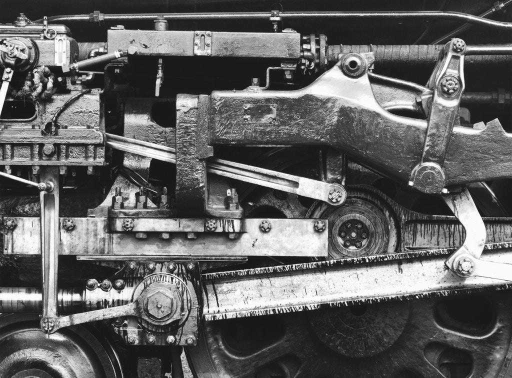 Detail of Valve Gear, C&O 614 from the Railroad Series by Gordon Osmundson