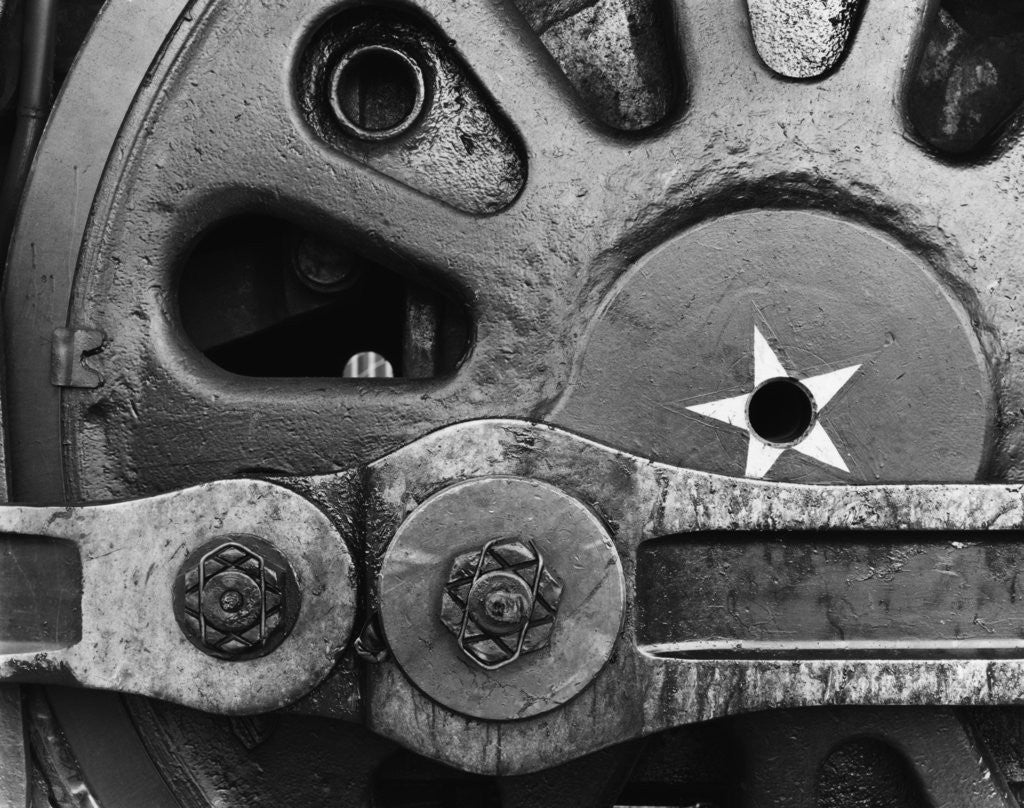 Detail of Box Pox Driver and Rod, S.P.4449 from the Railroad Series by Gordon Osmundson