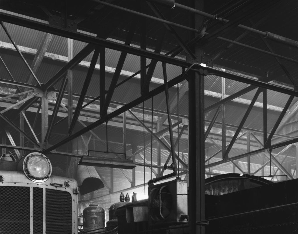 Detail of Engine House Scene #1 from the Nevada Northern Series by Gordon Osmundson