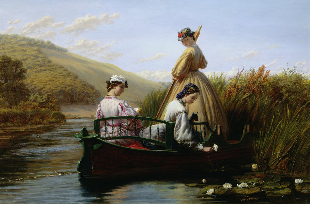 Detail of The Elegant Boating by Walter Field