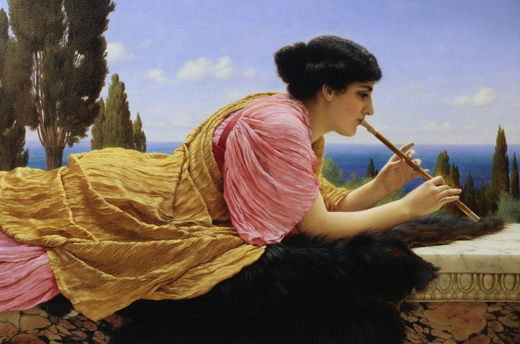 Detail of The Melody by John William Godward
