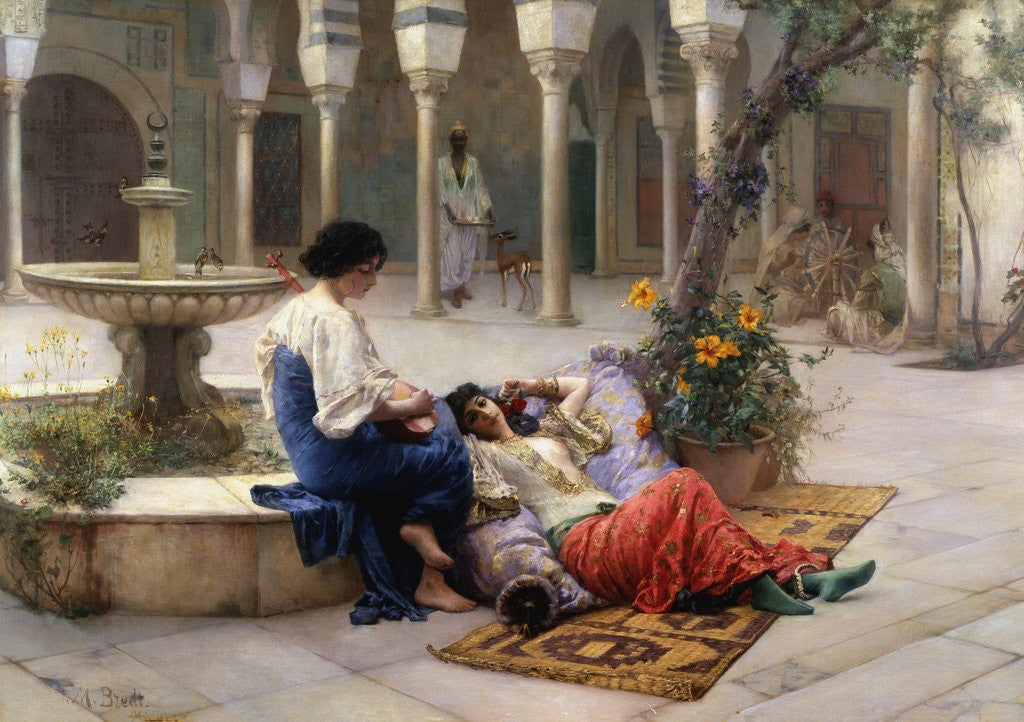 Detail of A Harem Beauty by Max von Bredt