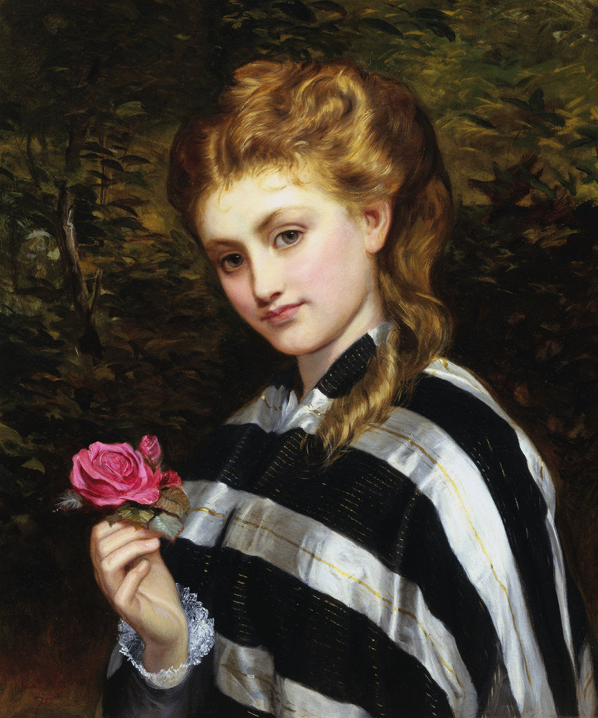 Detail of The Red Rose by Charles Sillen Lidderdale